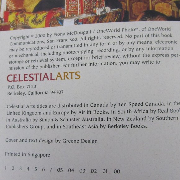 Celestial Arts "A Tibetan Journal" Book of Photographs by Fiona McDougal - Picture 8 of 12